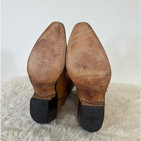 1977 Stewart Boot Inc Authentic Leather Cowboy Boots - Picture 6 of 10